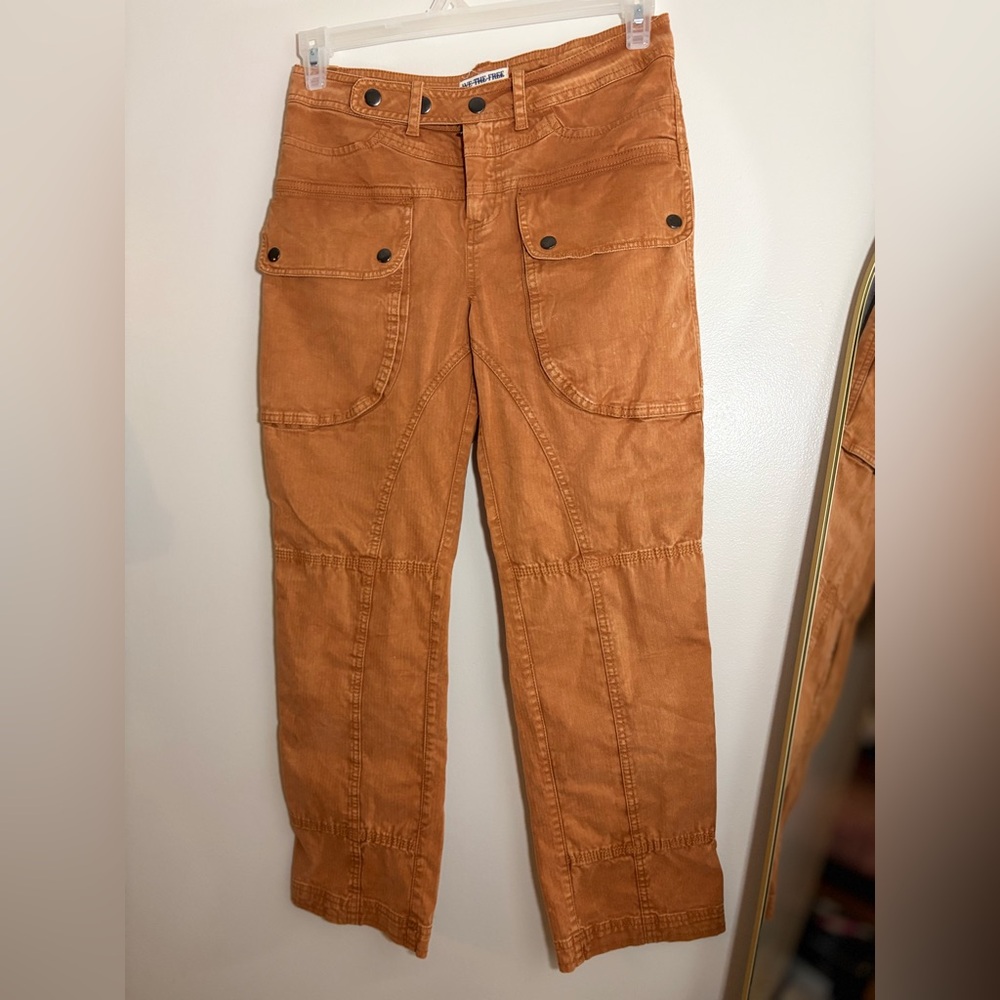 We the free Stylish Tan Cargo Pants